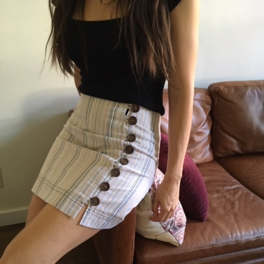 Cotton Mini Skirt